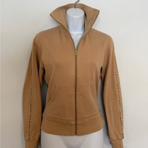 Burberry Authentic Tan High-Neck zipper Jacket❤️‍🔥